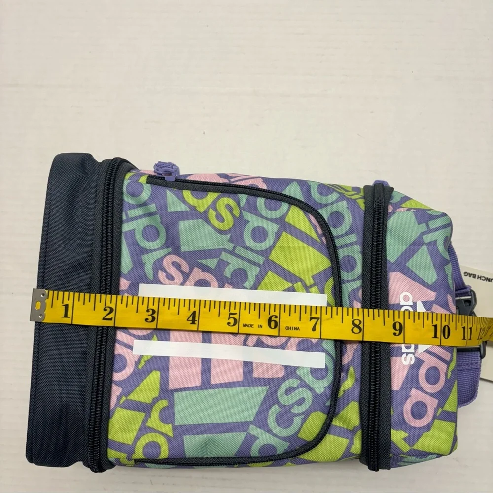 NWT Adidas Excel 2 Insulated Lunch Bag Light Purple Onix Multi Collage